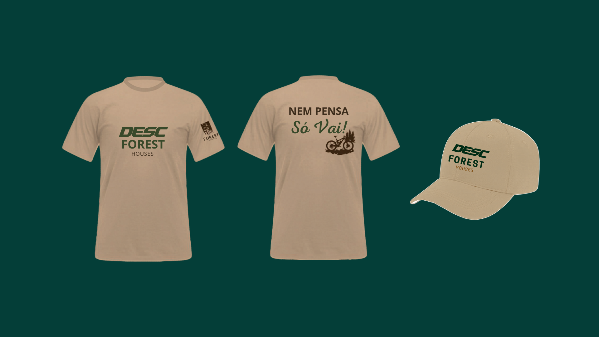 Camiseta e boné oficial do DESC PFB 2026